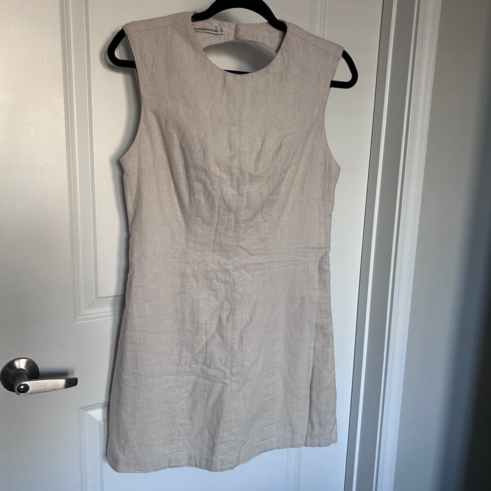 A&F linen blend dress